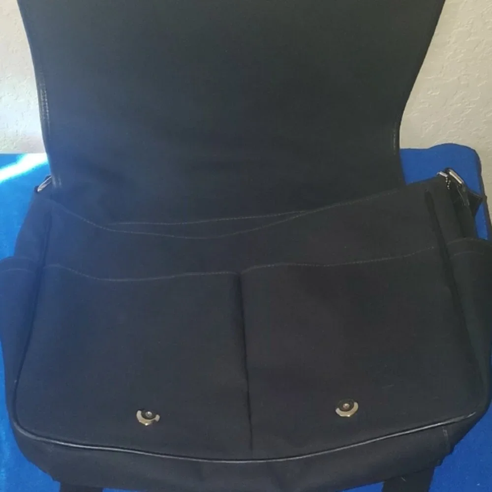 VTG Coach Transatlantic Canvas Messenger Bag